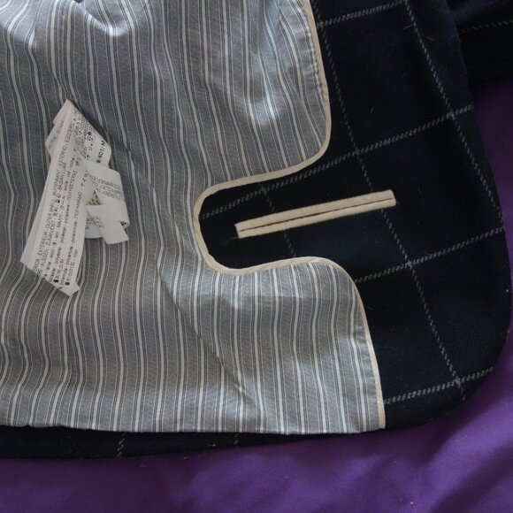 Zara Basic Glen 534 Made in Morocco 170/88A Size M Blazer - Picture 11 of 16